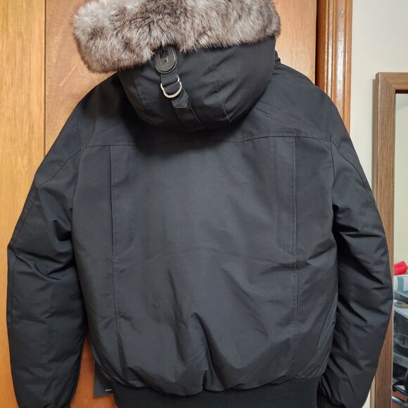 MACKAGE DIXON 2-in-1 Nordic Tech down bomber with blue fox fur- BRAND NEW!!!! - Picture 6 of 16